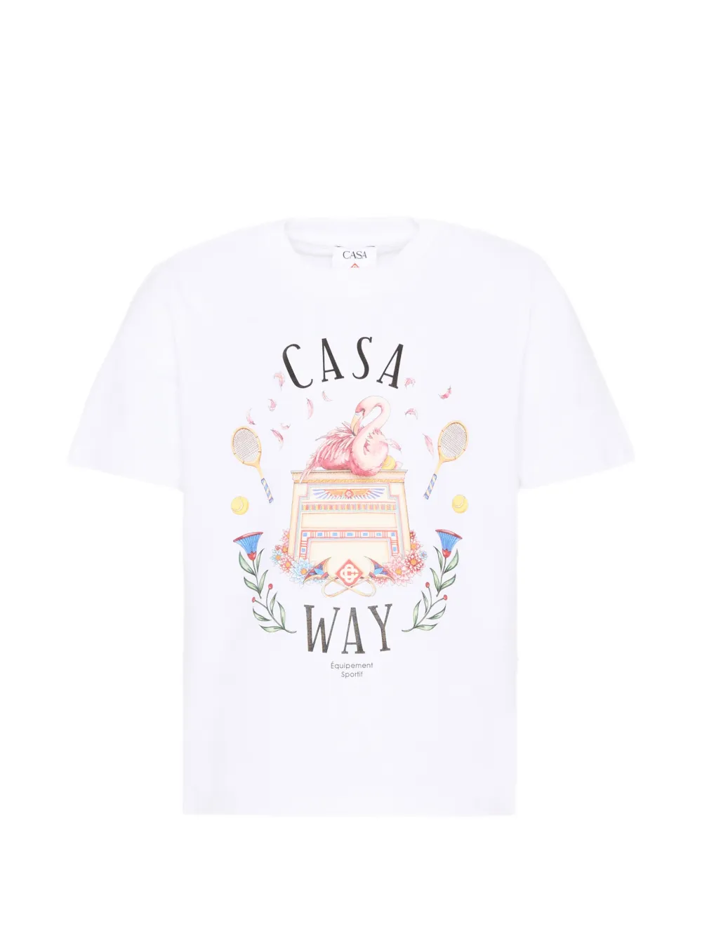 CASABLANCA KIDS Casa Way graphic-print T-shirt - Bianco