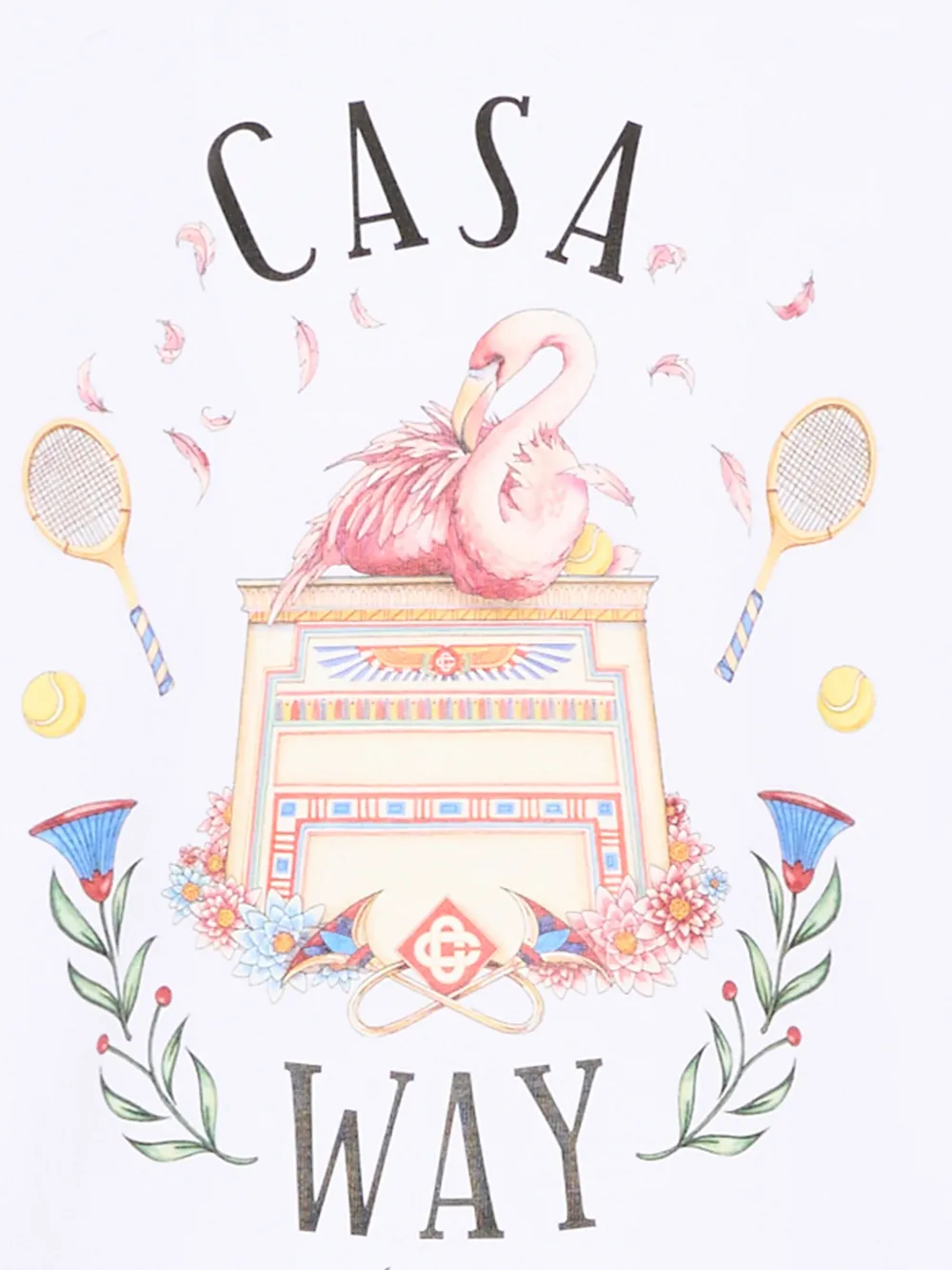 CASABLANCA KIDS T-shirt met print Wit