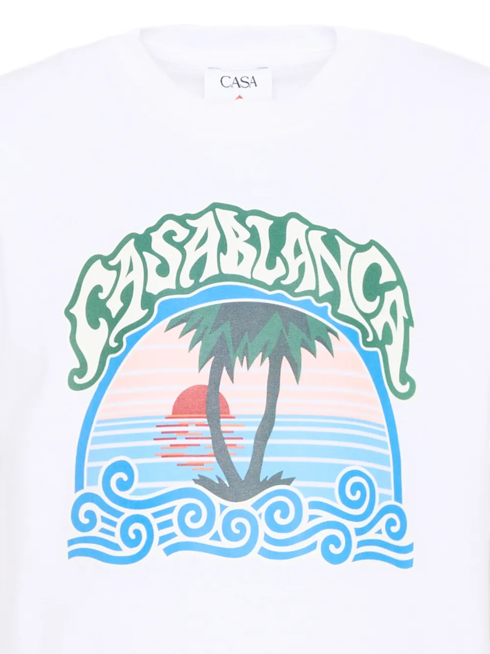 CASABLANCA KIDS T-shirt met grafische print Wit