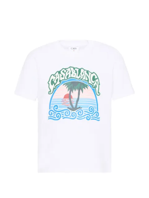 CASABLANCA KIDS graphic-print T-shirt