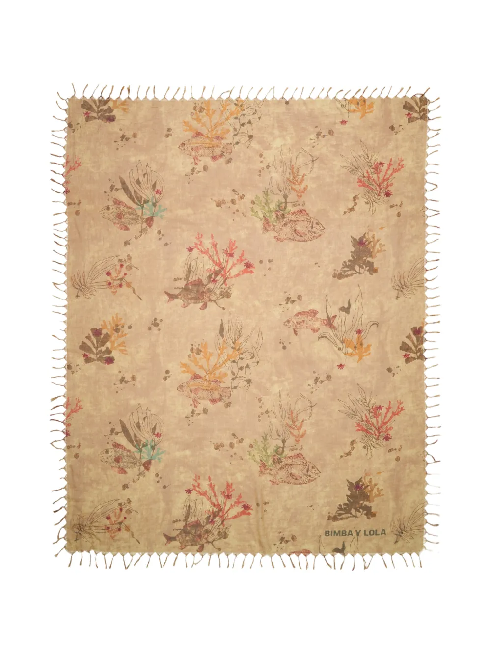 Bimba y Lola Ausgeblichener Sarong - Nude