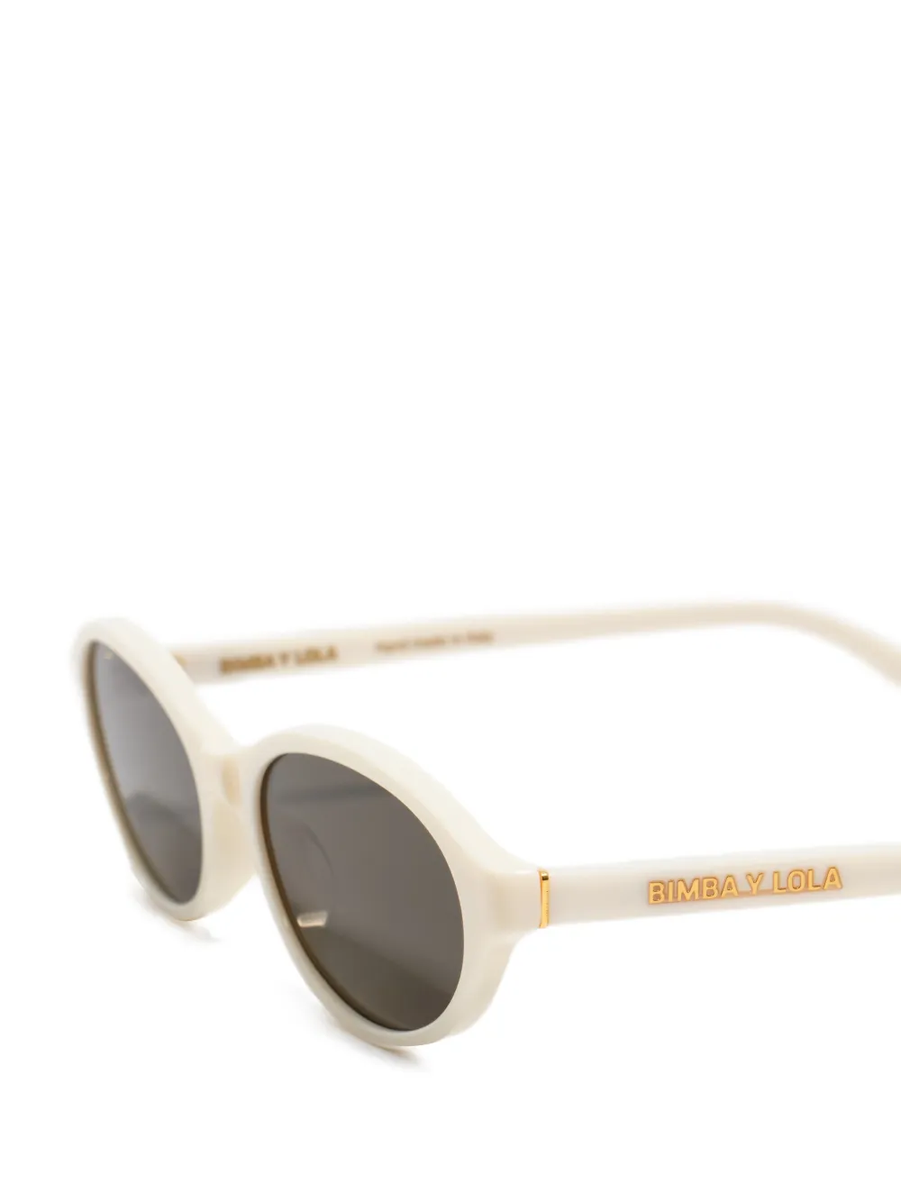 BIMBA Y LOLA Zonnebril met ovalen montuur Beige