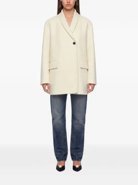 Antonelli shawl-lapel single-breasted coat