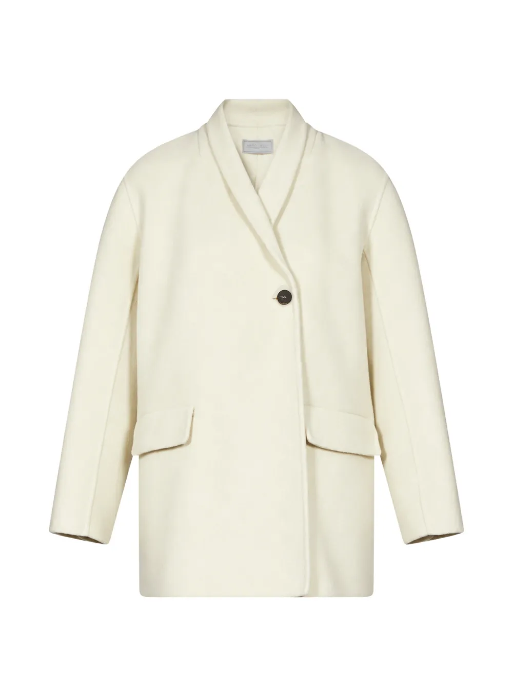 Antonelli shawl-lapel single-breasted coat - Tons neutres Antonelli shawl-lapel single-breasted coat - Tons neutres