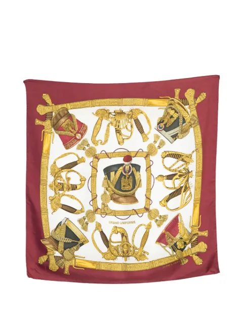 Hermès Pre-Owned 1985 Grand Uniforme silk scarf