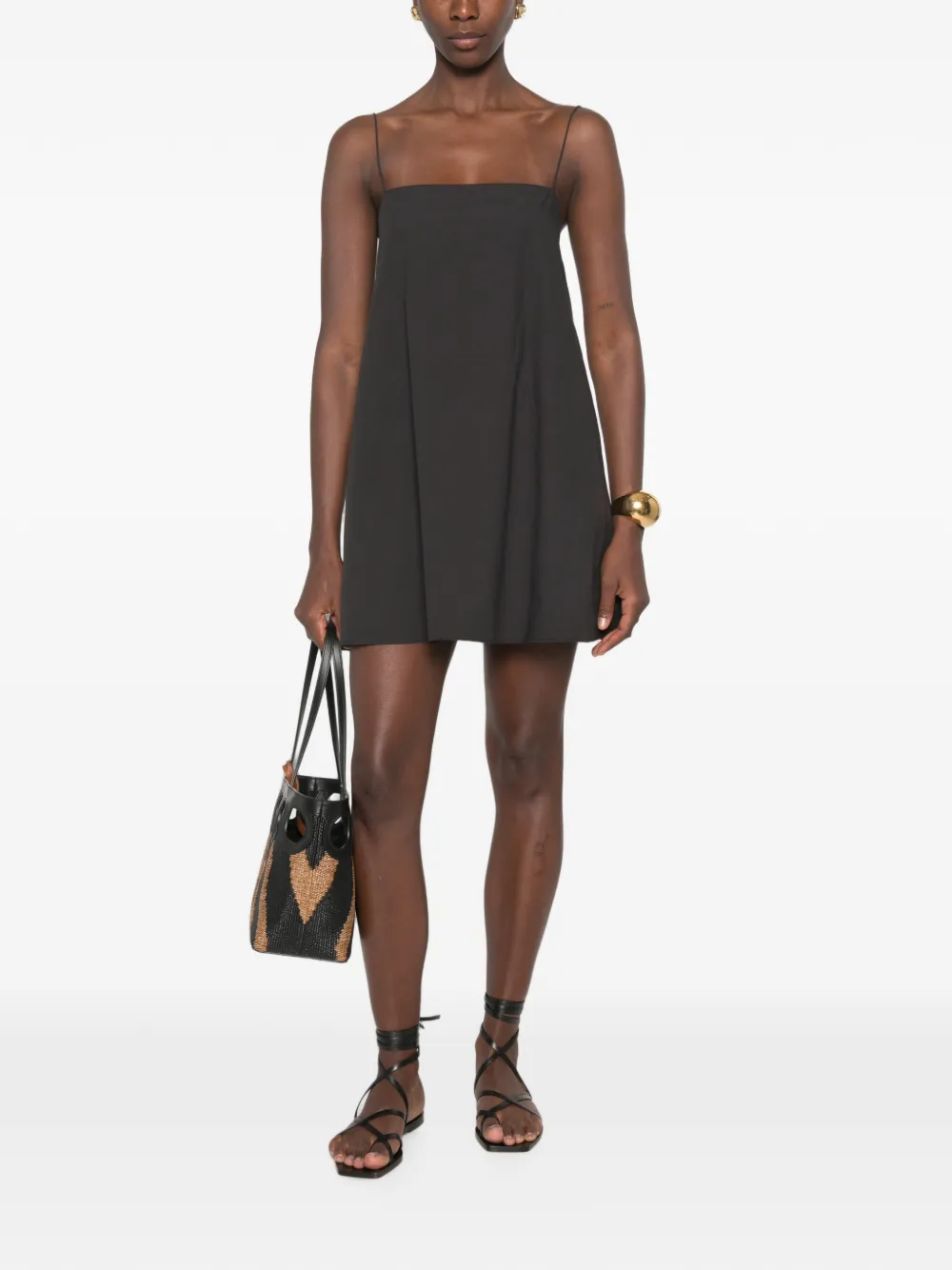  Matteau Spaghetti-strap Mini Dress - Negro 