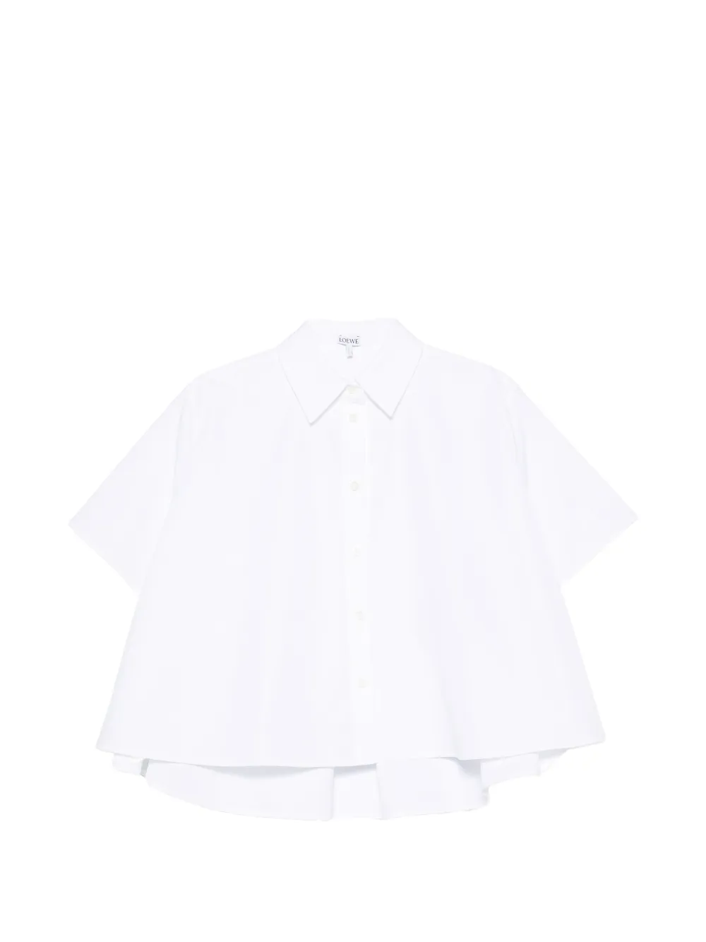 LOEWE Camicia con logo ricamato - Bianco