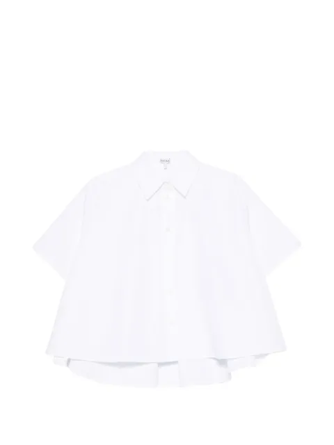 LOEWE camisa estilo capa con logo bordado