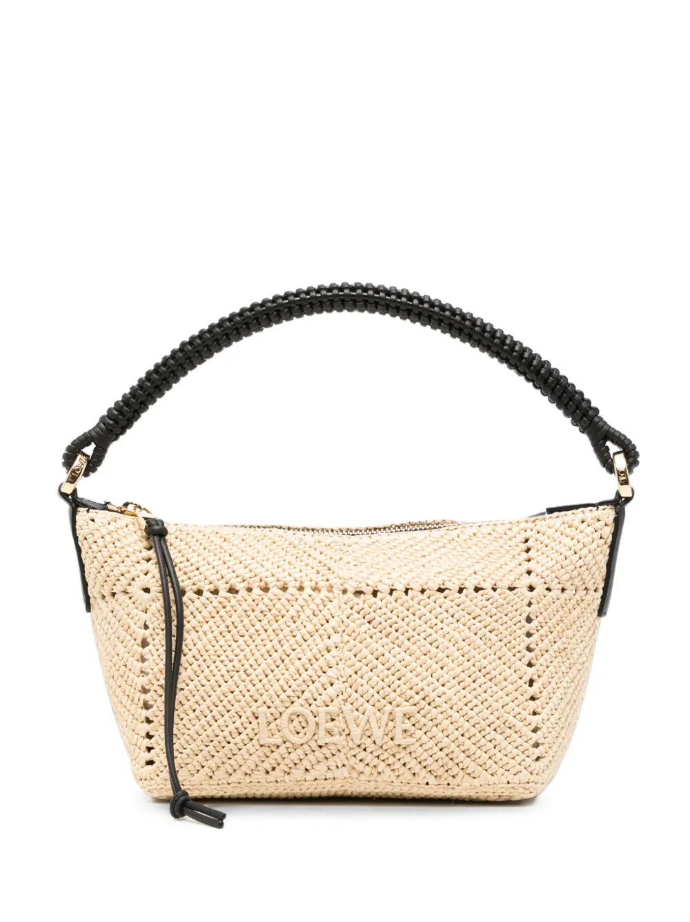 LOEWE Clutch Paula's Ibiza con logo - Toni neutri