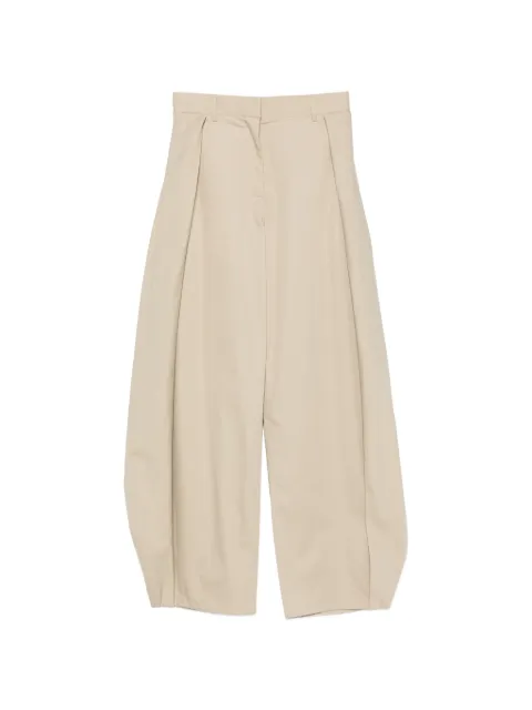 LOEWE pantalones con panel drapeado