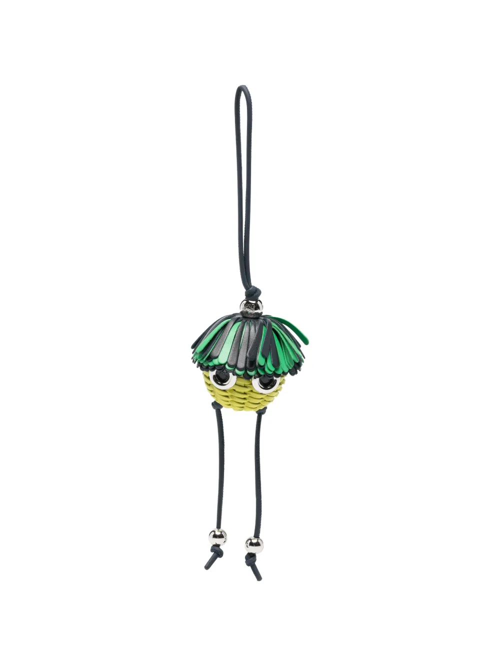 LOEWE Taschenanhänger mit Apfel-Marionette - Grün