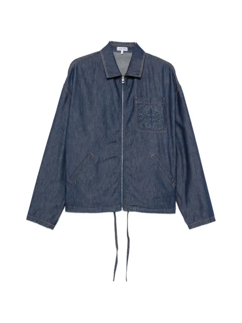 LOEWE Anagram-patch zip-fastening jacket