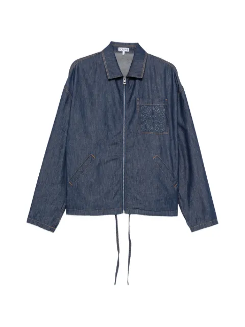 LOEWE Anagram-patch zip-fastening jacket