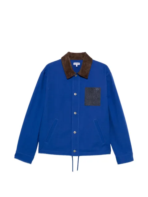 LOEWE sobrecamisa con bolsillo de parche