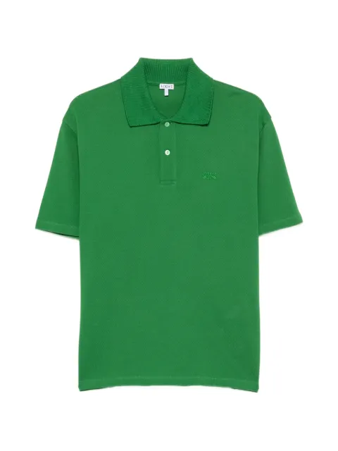 LOEWE Anagram-embroidered polo shirt