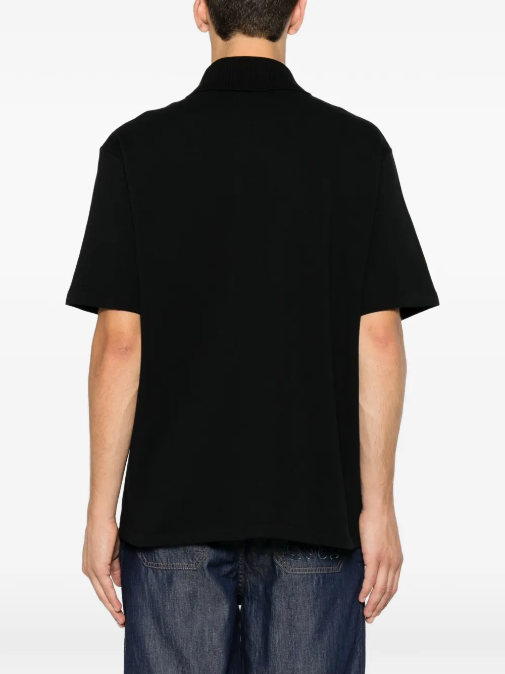 LOEWE Poloshirt met geborduurd anagram Zwart