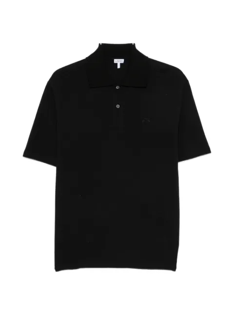 LOEWE Anagram-embroidered polo shirt