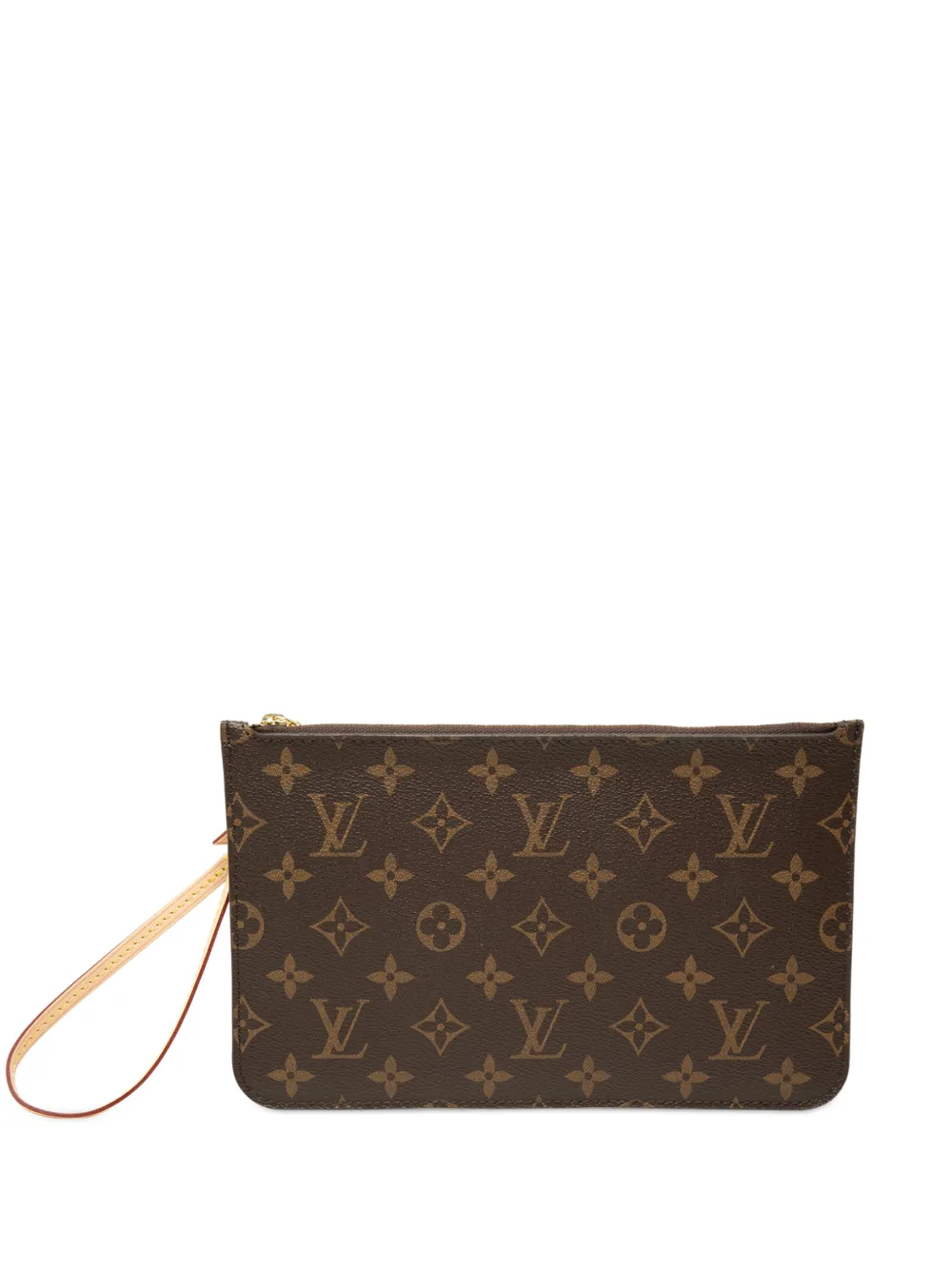 Louis Vuitton Pre-Owned 2014 Monogram Neverfull MM pouch - Braun