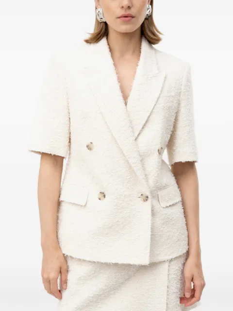BOSS double-breasted tweed jacket