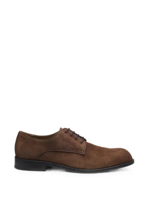 BOSS suede lace-up shoes