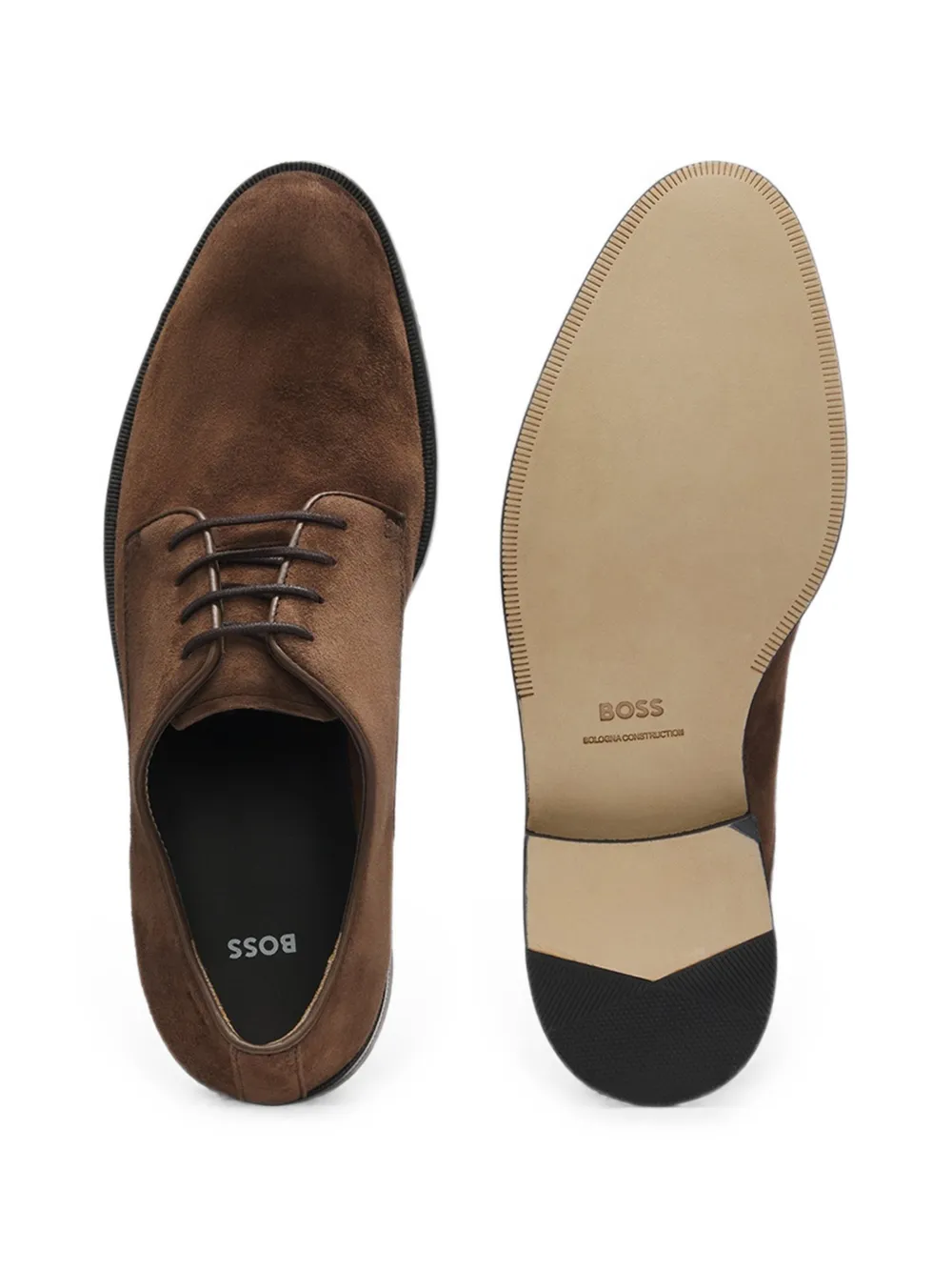 BOSS suede lace-up shoes Bruin