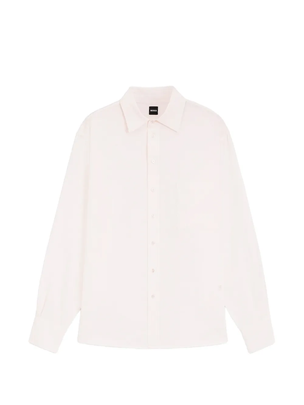 BOSS patch-pocket shirt - Rosa