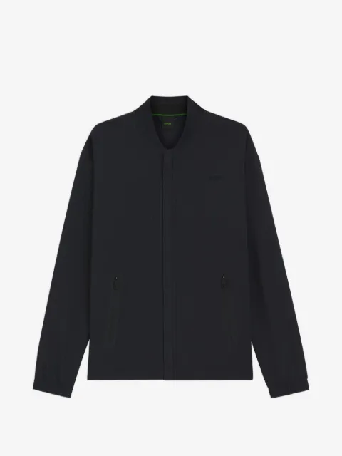 BOSS Terrace check-pattern bomber jacket