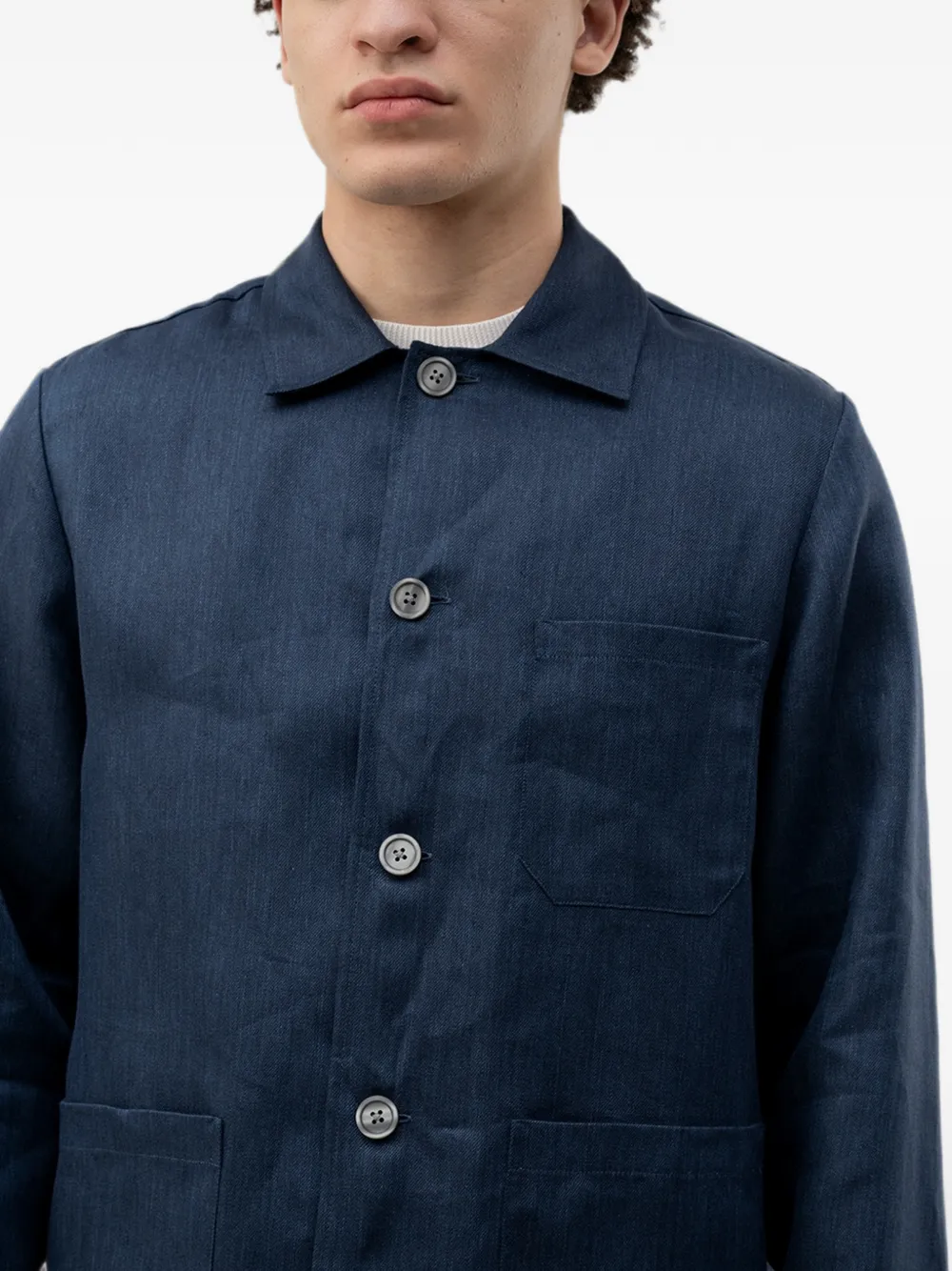 BOSS Jack met opgestikte zak Blauw