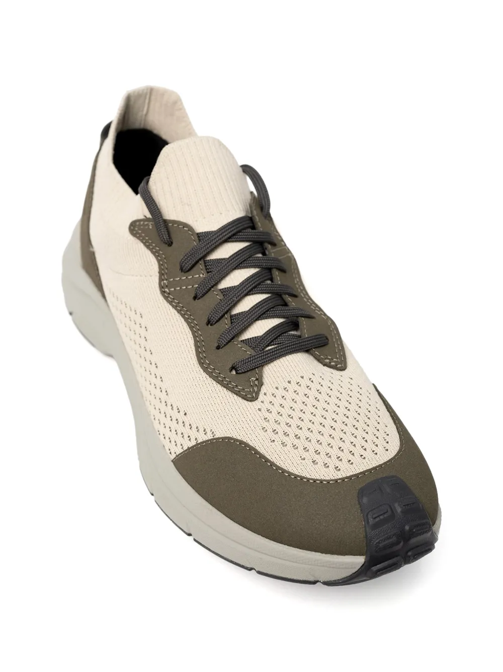 HUGO Sneakers met mesh vlakken Beige