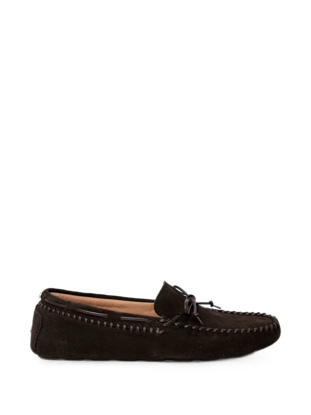 BOSS bow-detail whipstitch-trim loafers Bruin