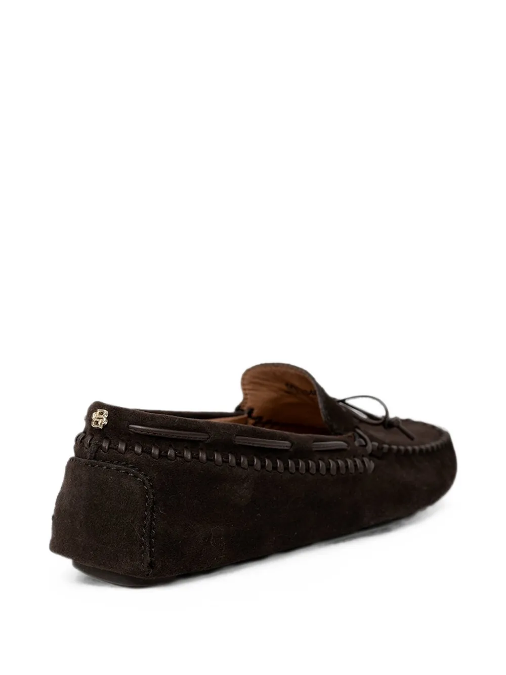 BOSS bow-detail whipstitch-trim loafers Bruin