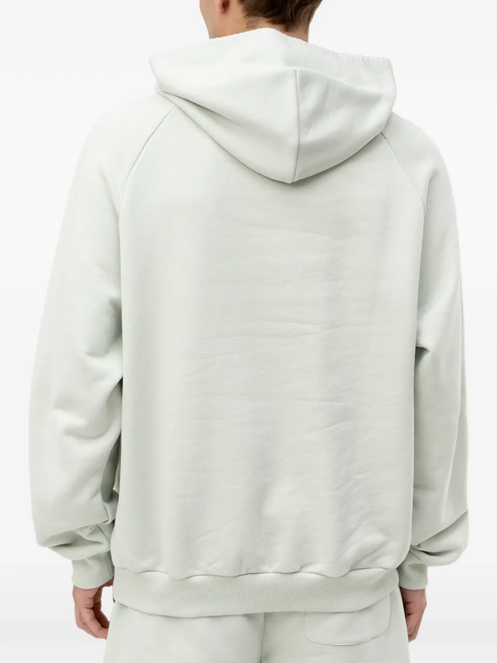 HUGO Hoodie met geborduurd logo en stiksel Groen