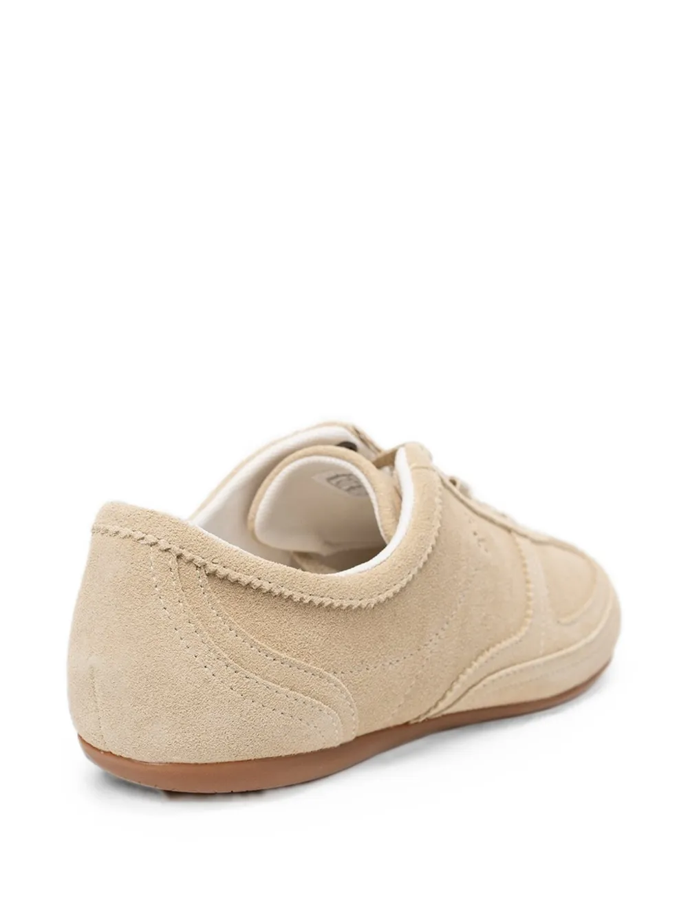 HUGO suede-finish lace-up sneakers Beige