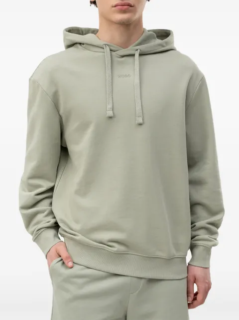 HUGO logo-print hoodie