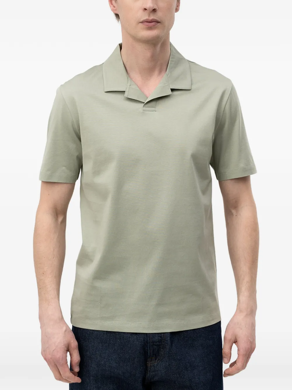HUGO short-sleeve cotton T-shirt - Grün