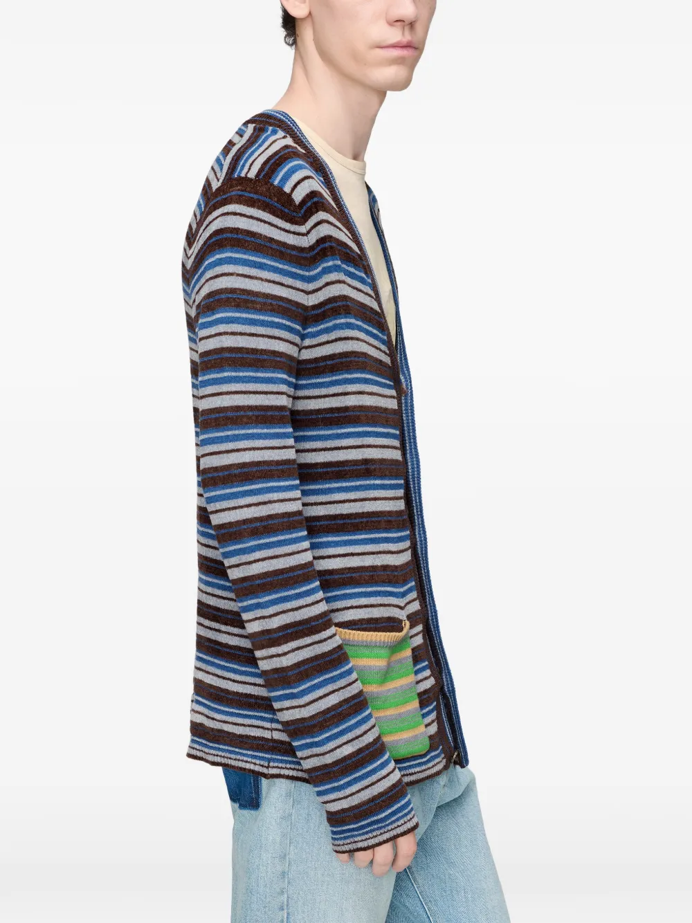 Maison Margiela Gestreept vest Blauw