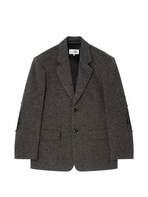 MM6 Maison Margiela Wool tweed suit jacket