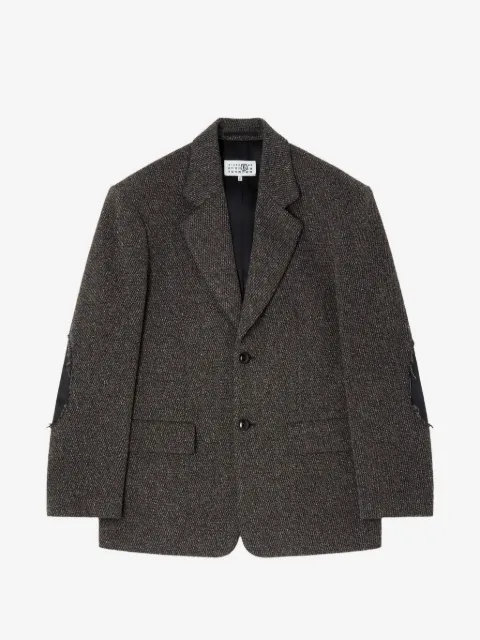 MM6 Maison Margiela Wool tweed suit jacket