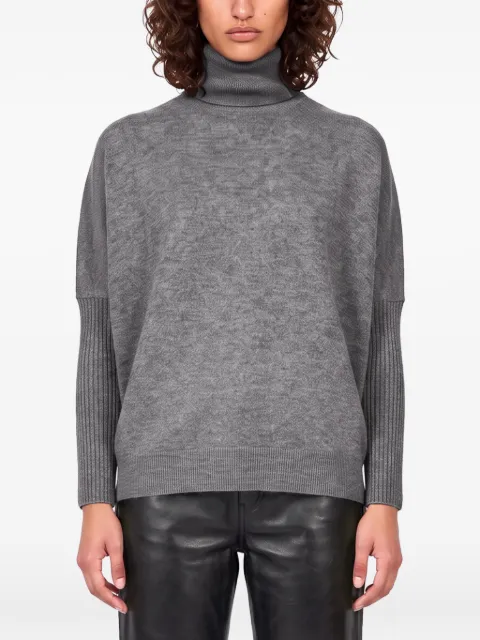 Gotha Margareth roll-neck ribbed-sleeve sweater