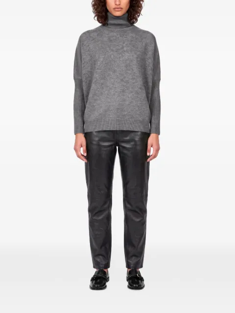 Gotha Margareth roll-neck ribbed-sleeve sweater