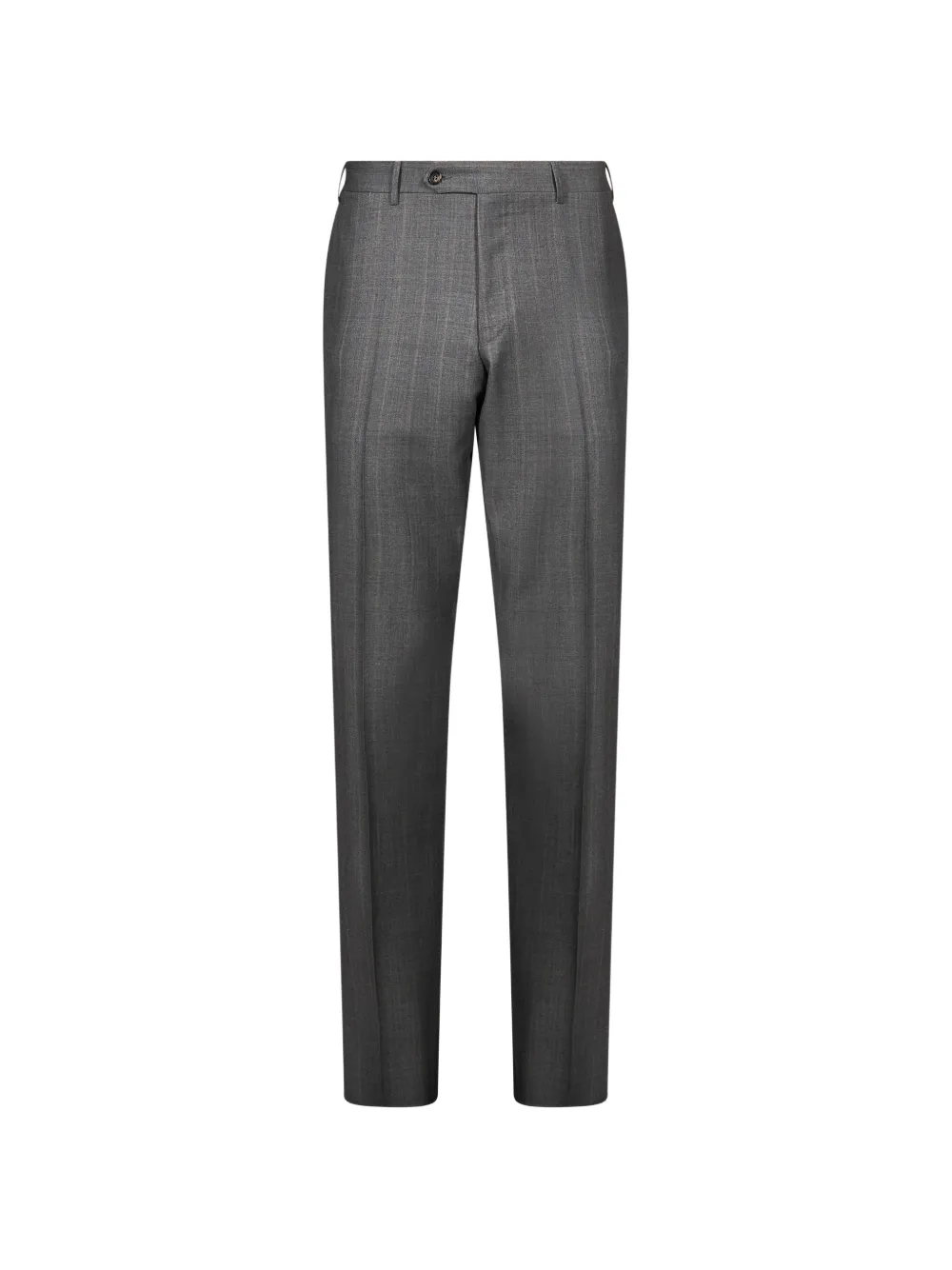 Canali check double-breasted suit Grijs