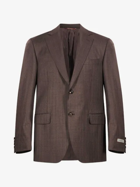 Canali single-breasted notched-lapels suit