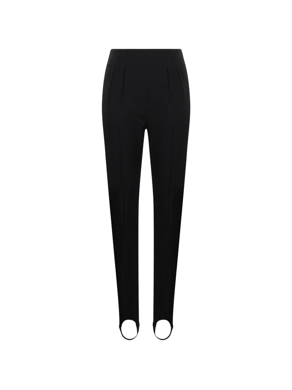 Mugler Stirrup-cuff Slim-fit Trousers in Black, view 4