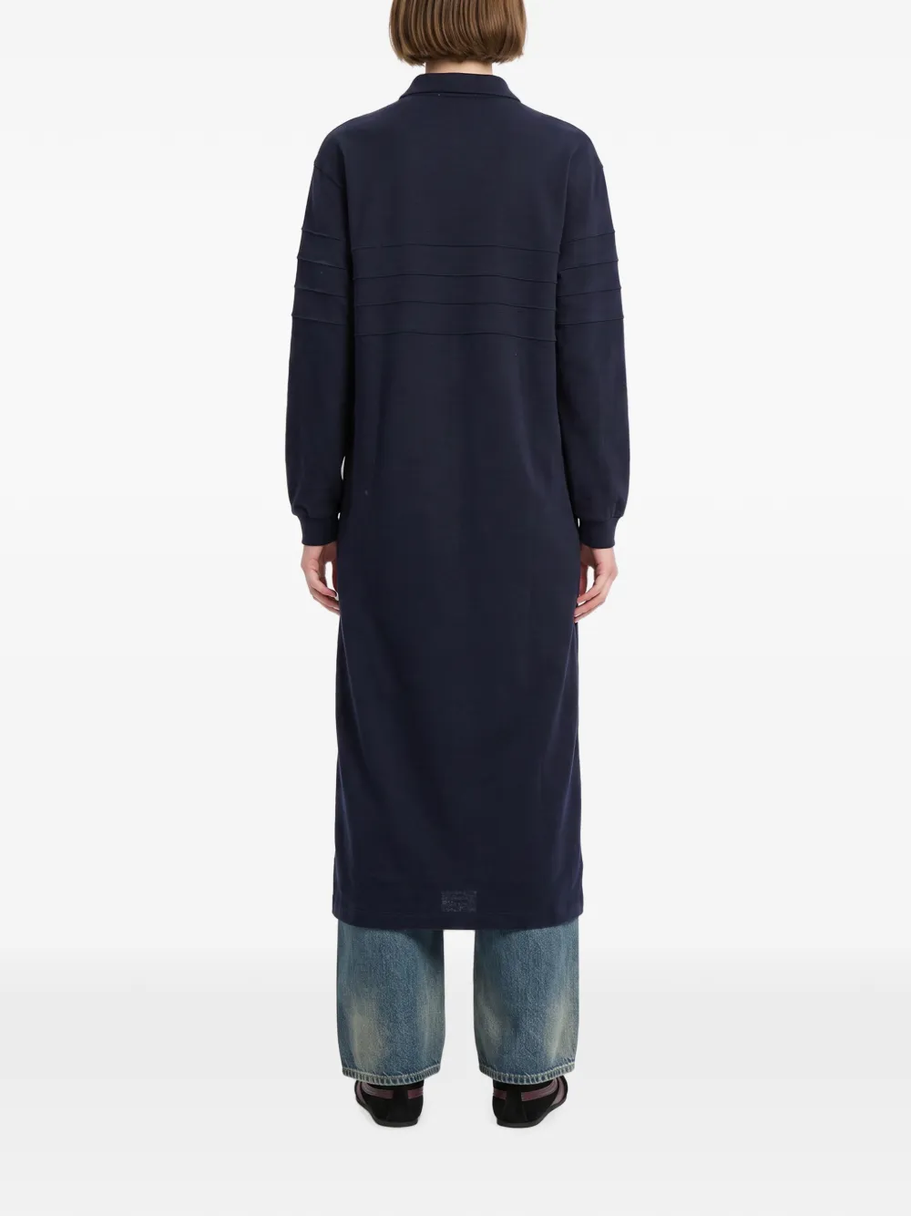 DARKPARK asymmetric-hem polo shirt Blauw