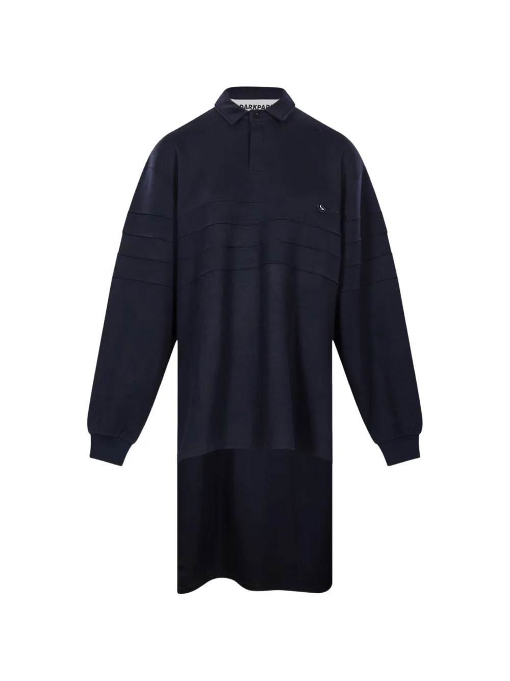 Darkpark Asymmetric-hem Polo Shirt In Blue