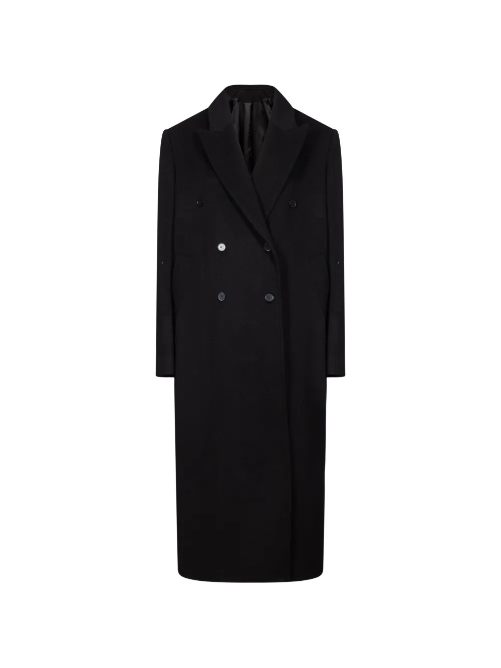 LouLou de Saison Rosco LDS double-breasted peak-lapels coat - Nero