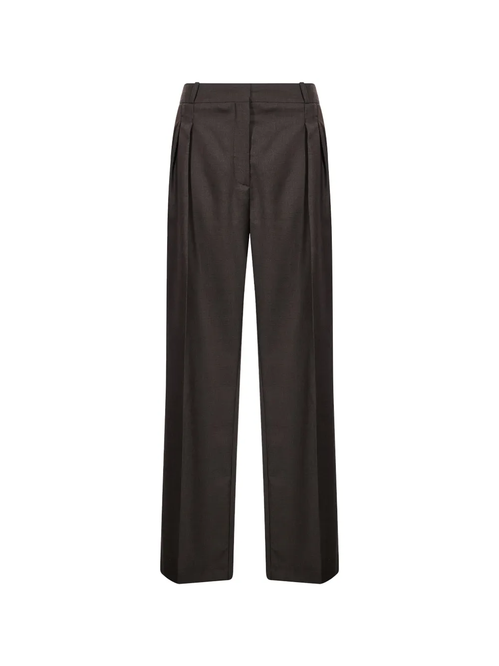 LouLou de Saison pleated straight-leg trousers