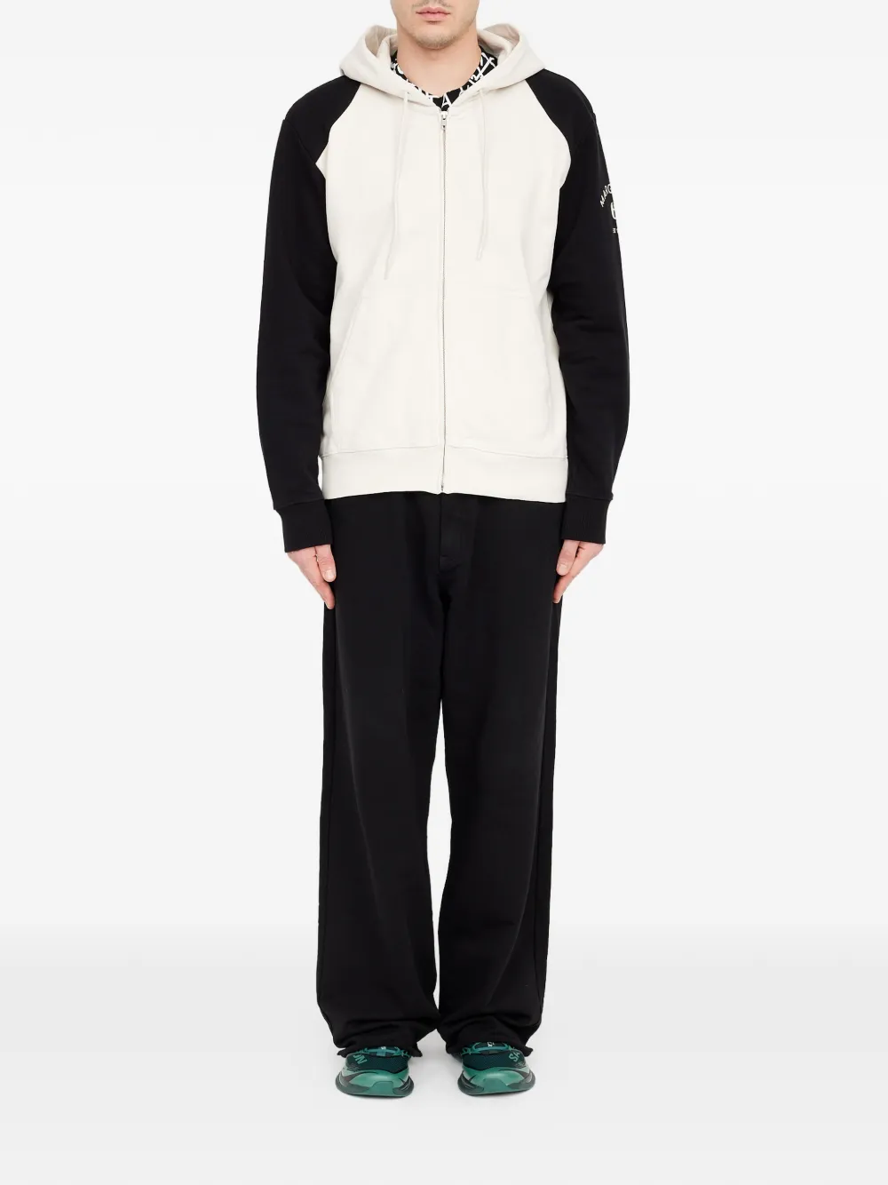 MM6 Maison Margiela Unbrushed katoenen sweater Beige