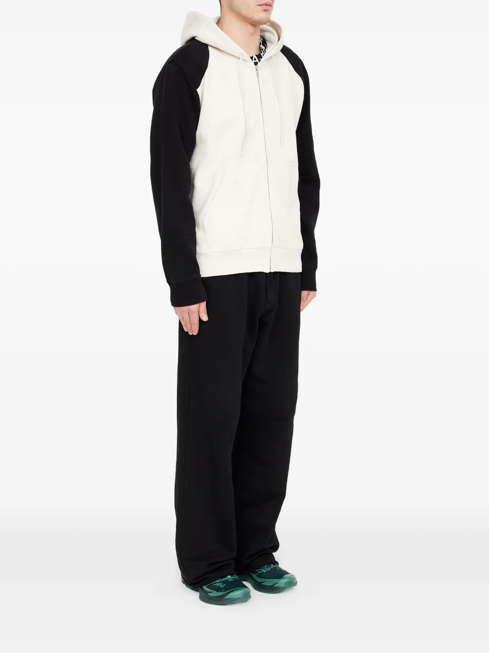 MM6 Maison Margiela Unbrushed katoenen sweater Beige