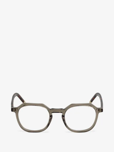 Kaleos geometric-frame glasses
